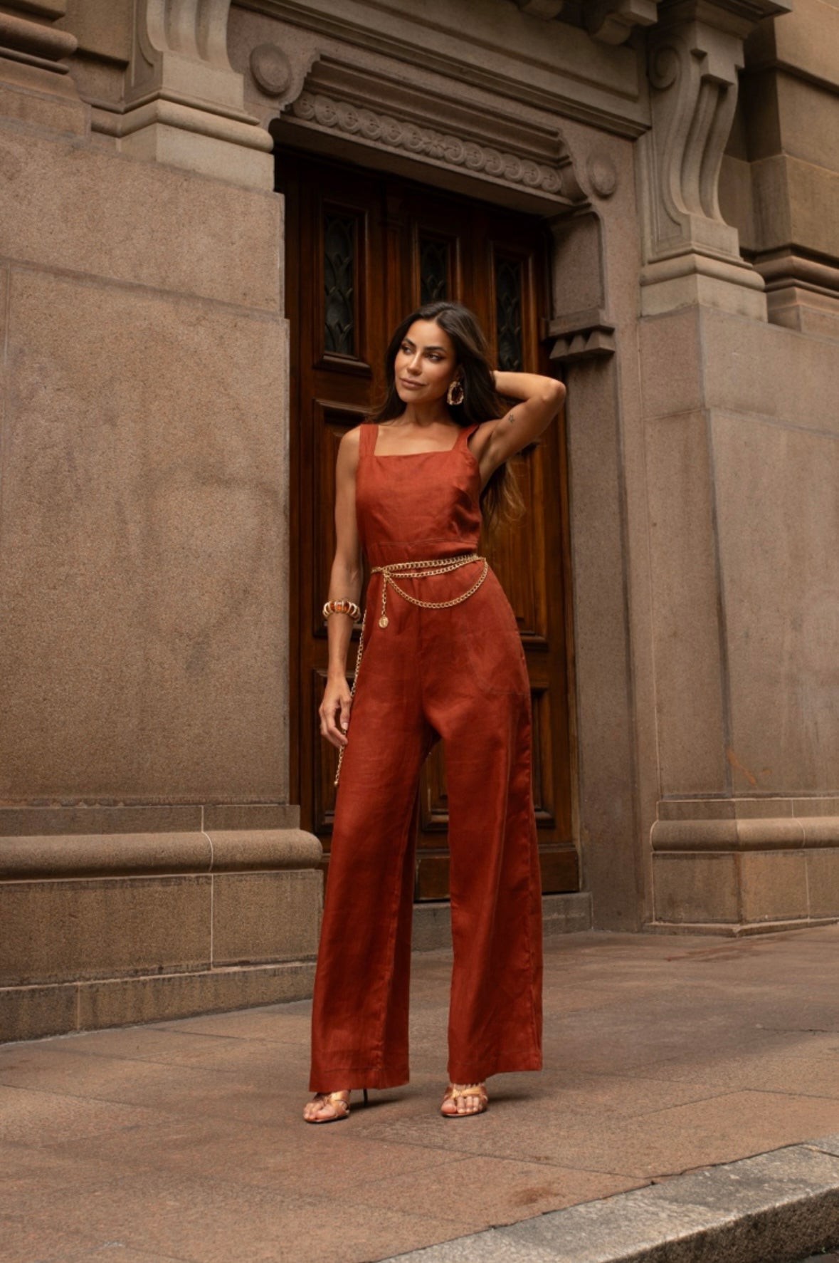 Jumpsuit Warm Terracotta