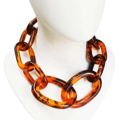 CHAIN GG RESINE NECKLACE