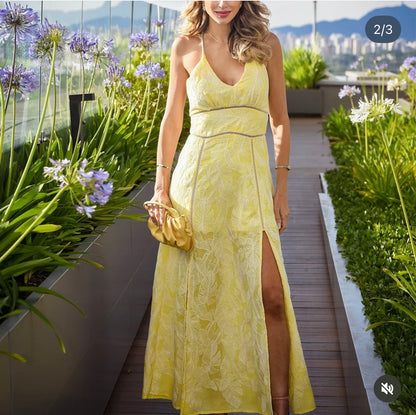 Long Yellow Dress