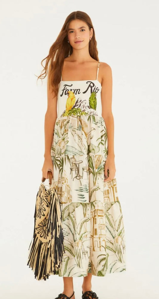 FarmRio Long Dress