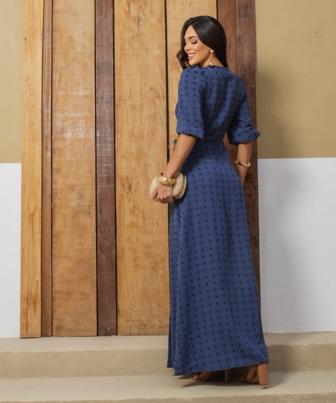 Long Blue Dress
