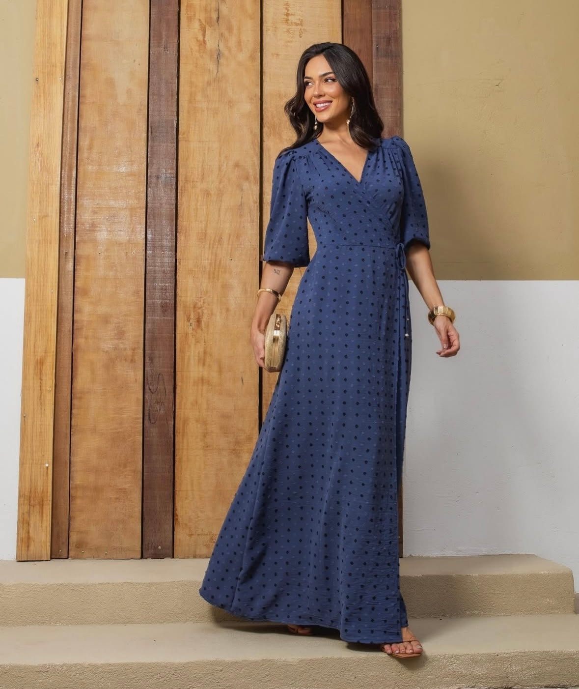 Long Blue Dress
