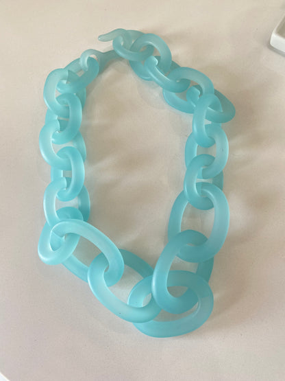 CHAIN GG RESINE NECKLACE
