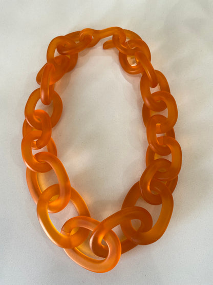 CHAIN GG RESINE NECKLACE