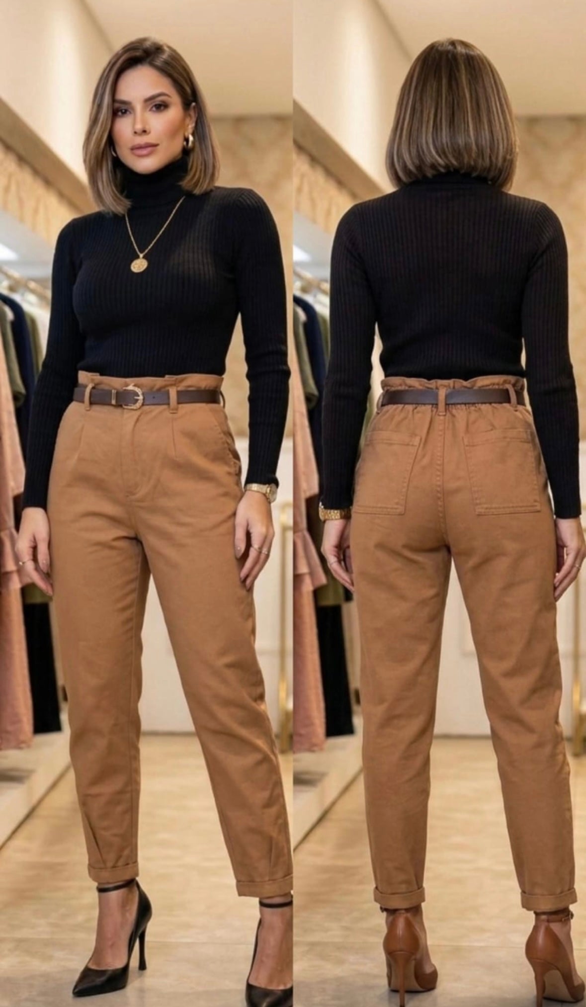 Brown Pants