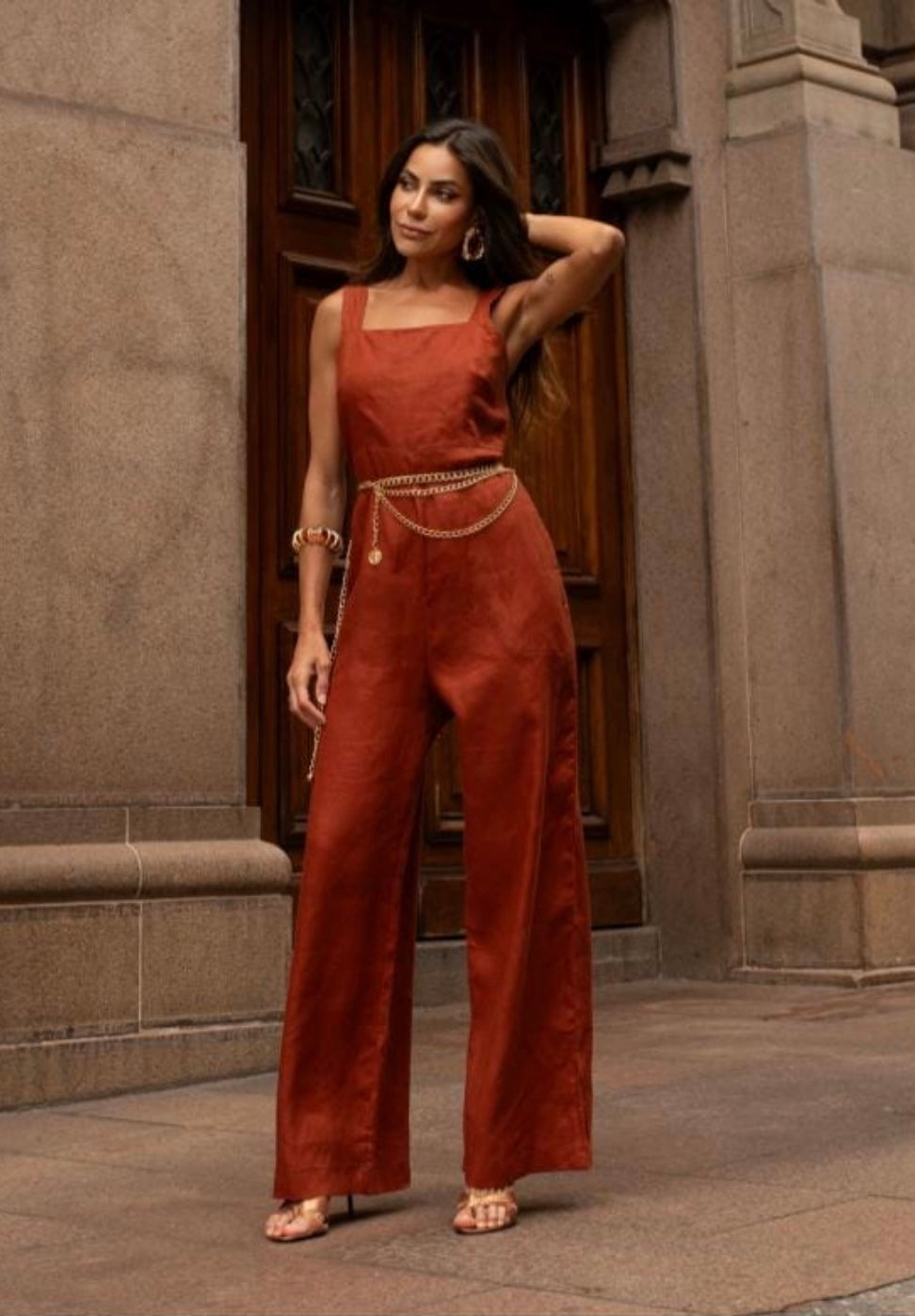 Jumpsuit Warm Terracotta