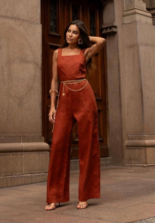 Jumpsuit Warm Terracotta