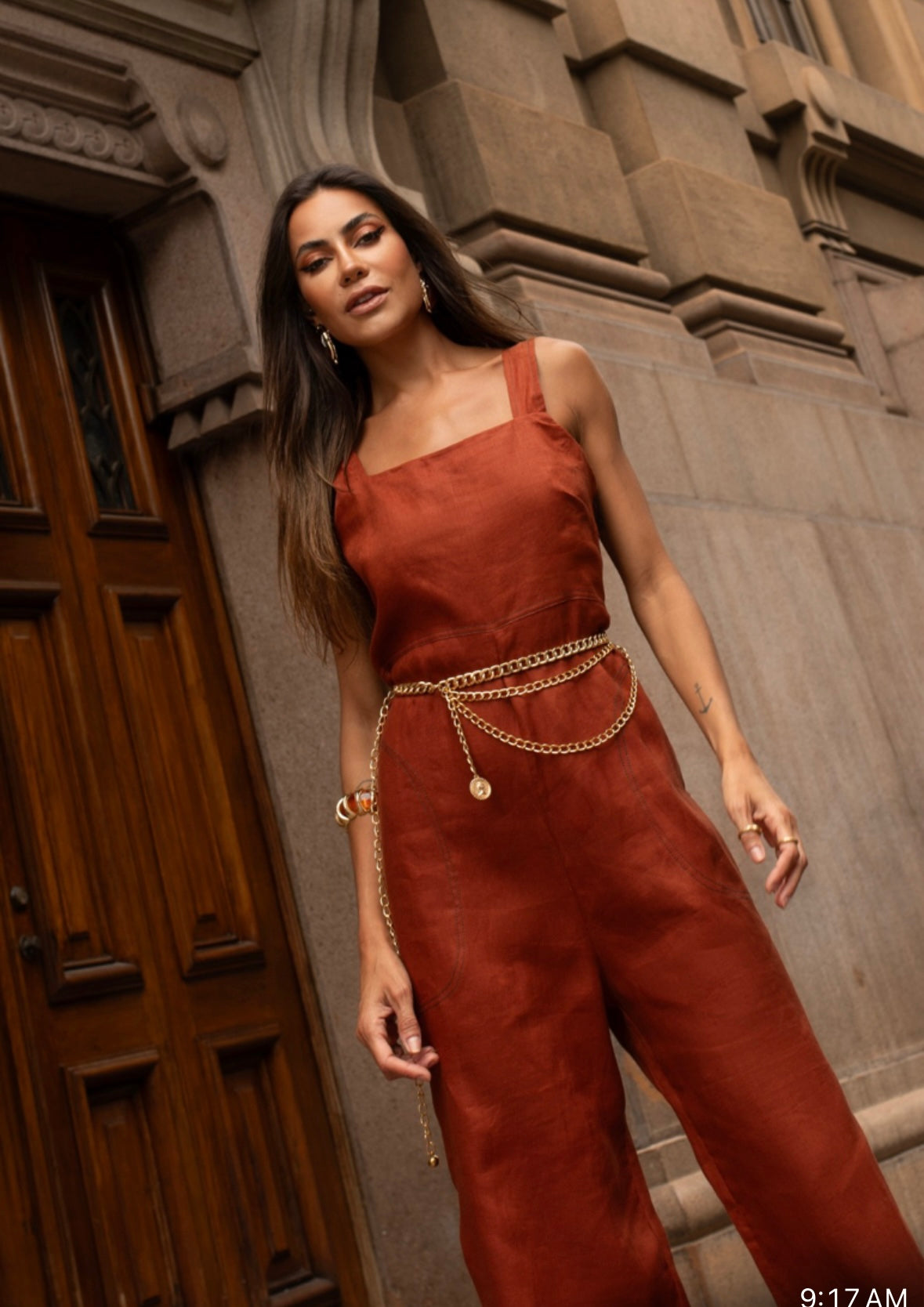 Jumpsuit Warm Terracotta