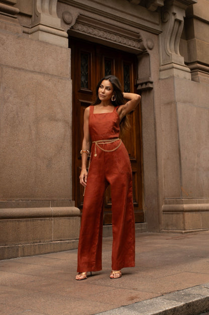 Jumpsuit Warm Terracotta