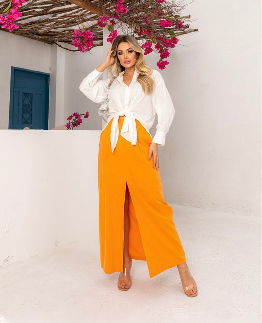 Long Skirt Linen Was $113