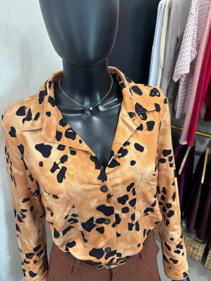 Animal Print Blouse