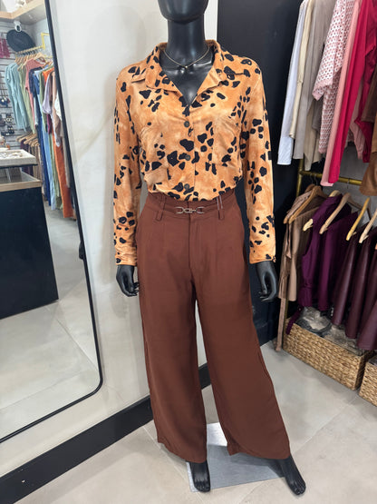 Animal Print Blouse