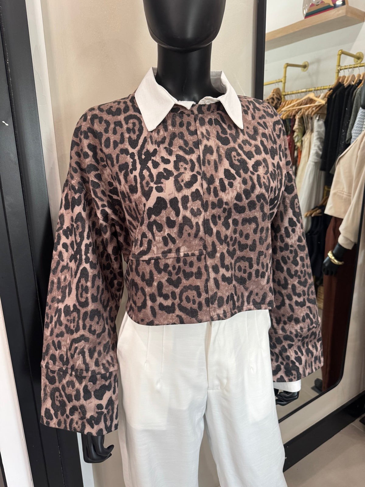 Animal Print Sweater