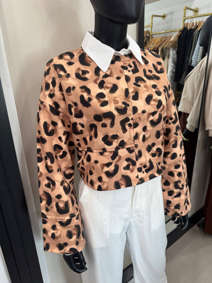 Animal Print Sweater