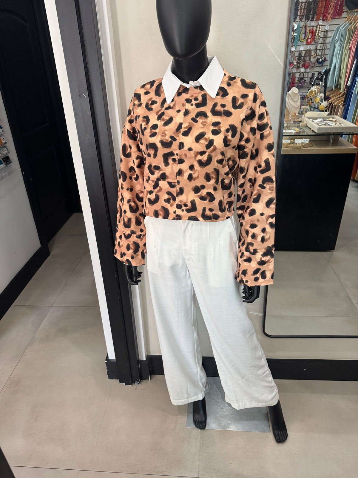 Animal Print Sweater