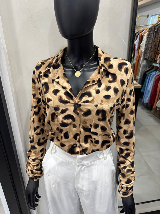 Animal Print Blouse