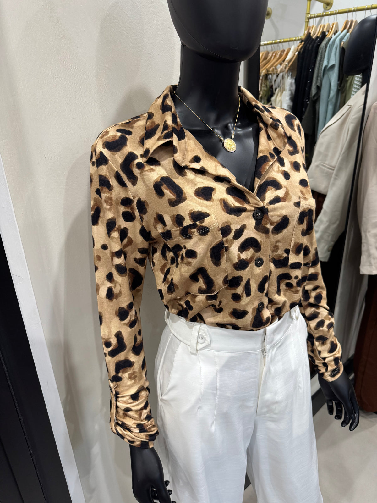 Animal Print Blouse