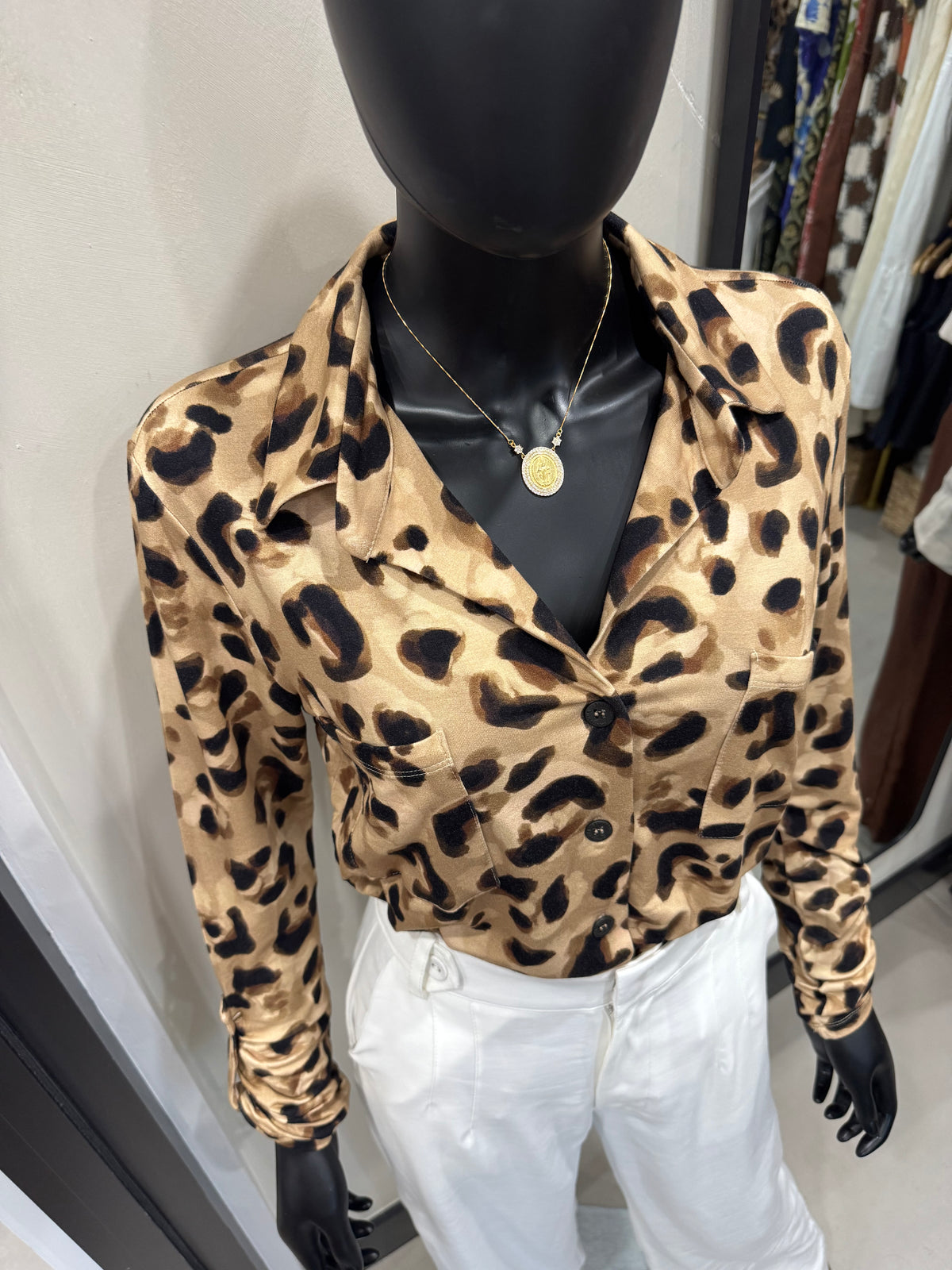 Animal Print Blouse